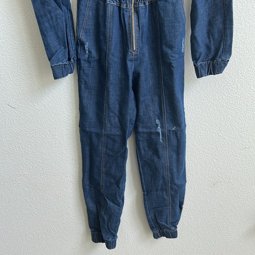 Steve Madden Denim Jumper Long Sleeved NWT - Picture 6 of 8